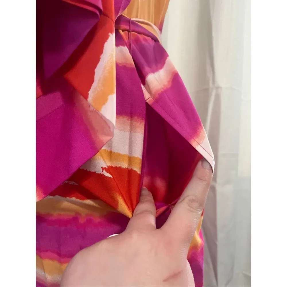 Natori womens Nikko Wrap,Pink Sz Small NWT - Picture 7 of 13